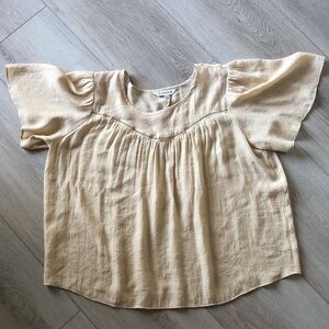 Nanette Lepore mellow yellow top.